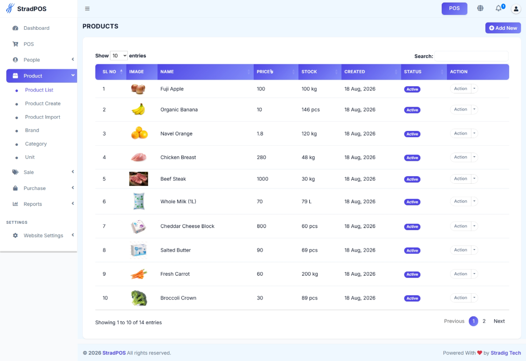 StradPos Product Management